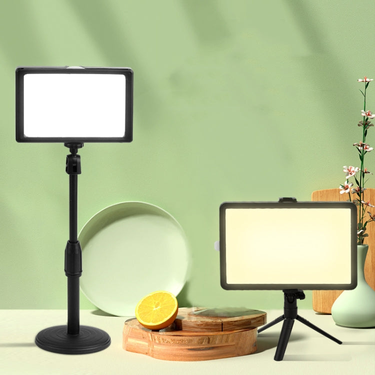 8 Inch 3200-5500K Three-color Temperature Photography Flat-panel Live Fill Light,Spec: