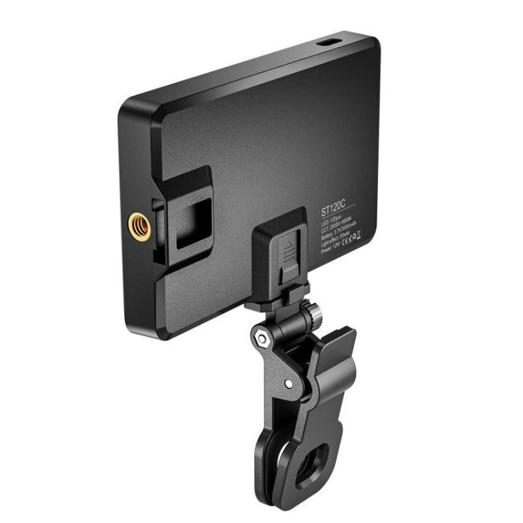 ST-120C Mobile Phone Tablet Clip Fill Light Selfie Live Camera Portable Camera Lighting