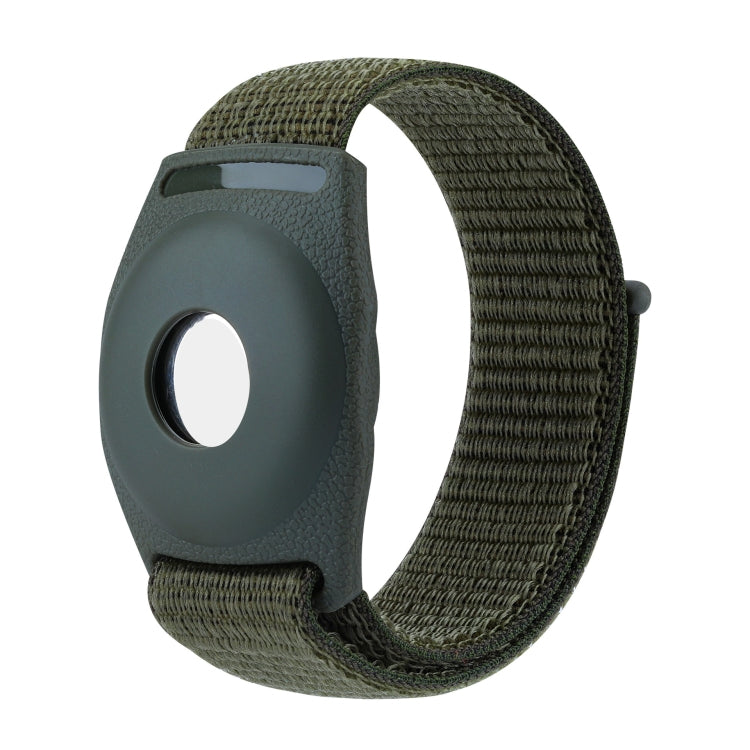 For AirTag Anti-Lost Device Case Locator Nylon Loop Watch Strap Wrist Strap