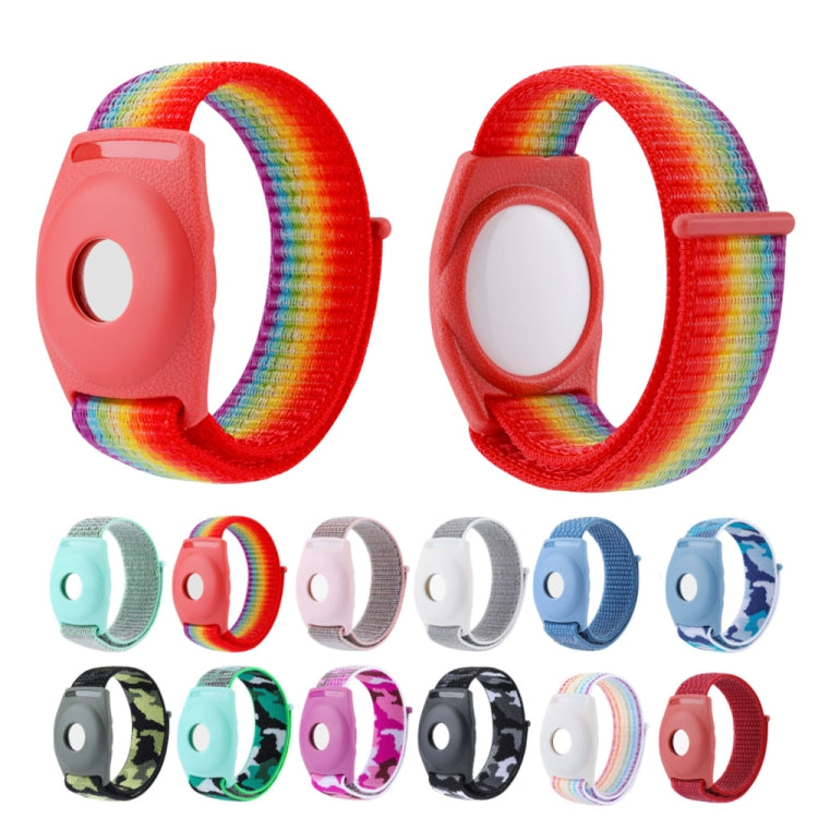 For AirTag Anti-Lost Device Case Locator Nylon Loop Watch Strap Wrist Strap