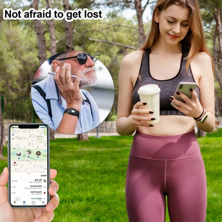 For AirTag Anti-Lost Device Case Locator Nylon Loop Watch Strap Wrist Strap