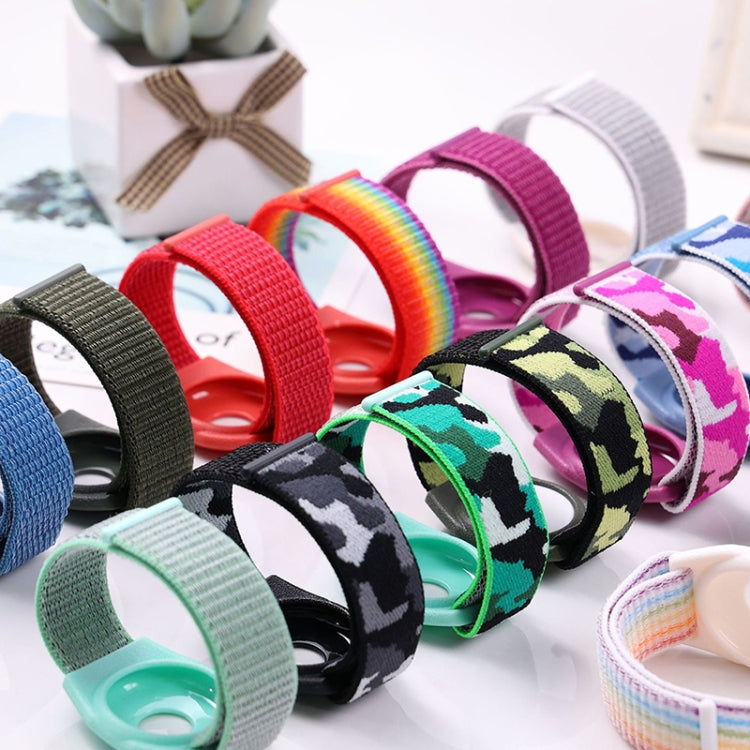For AirTag Anti-Lost Device Case Locator Nylon Loop Watch Strap Wrist Strap