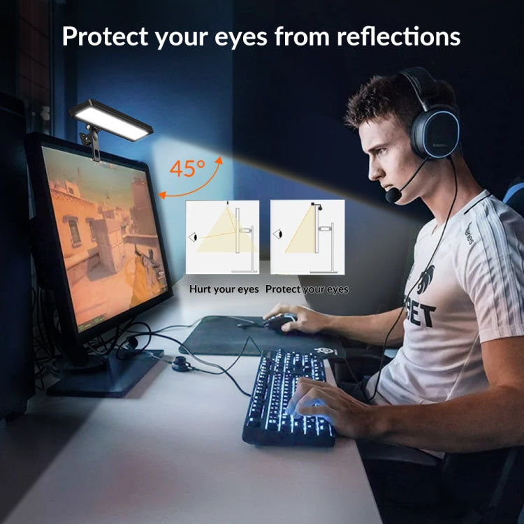 APEXEL APL-FL06 Portable Square Strip Live Video Conferencing Fill Light