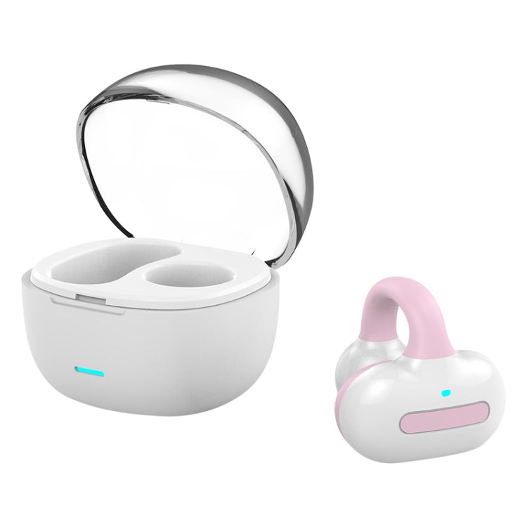 Ear Clip Type With Charging Warehouse Touch Bone Conduction Bluetooth Earphone