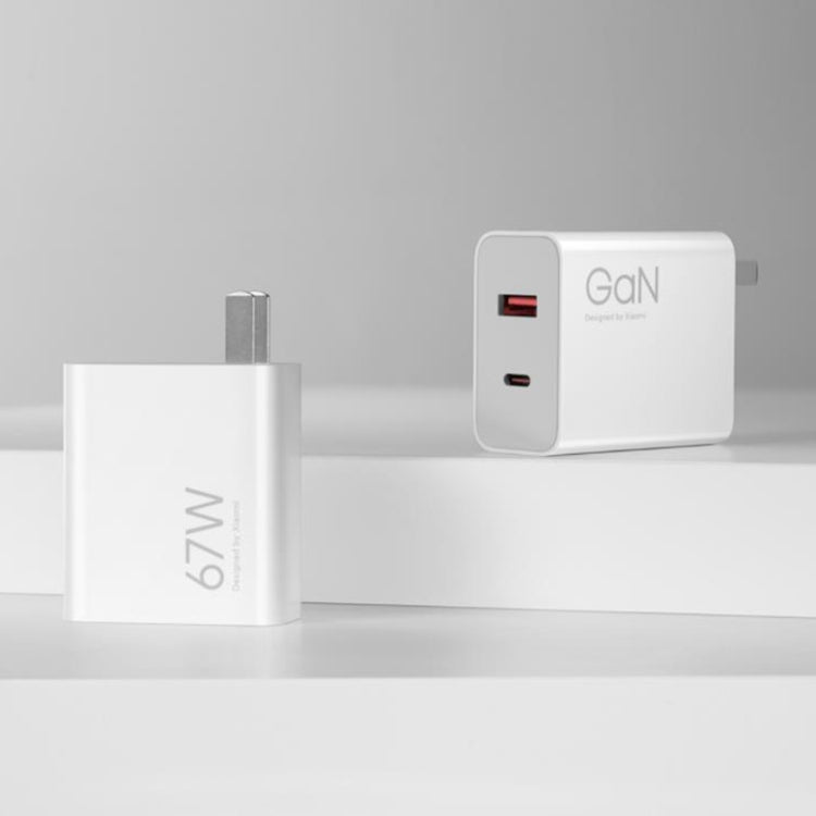 Original Xiaomi 67W GaN 1C+1A Dual Port Smart Fast Charger, US Plug