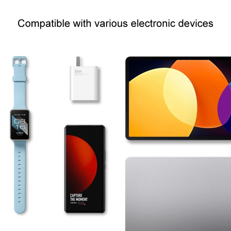 Original Xiaomi 35W USB-C+USB-A Fast Charge Portable Dual Port Charger(1C+1A), US Plug