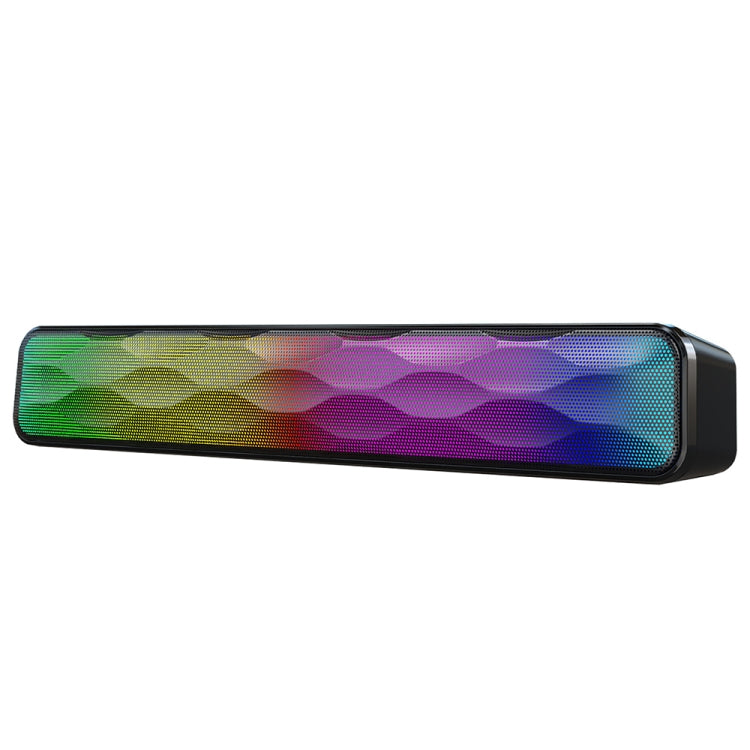 RGB Colorful Lighting Effect Desktop Long USB Wireless Bluetooth Speaker