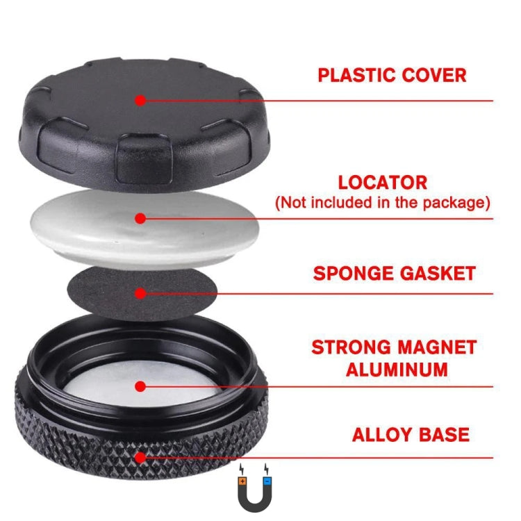 For AirTag Tracker Magnetic Protective Cover Anti-lost Hidden Shell Case