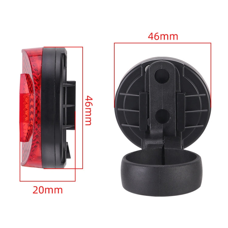 For Airtag Hidden Reflective Tail Light Bicycle Mount
