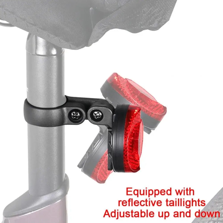 For Airtag Hidden Reflective Tail Light Bicycle Mount