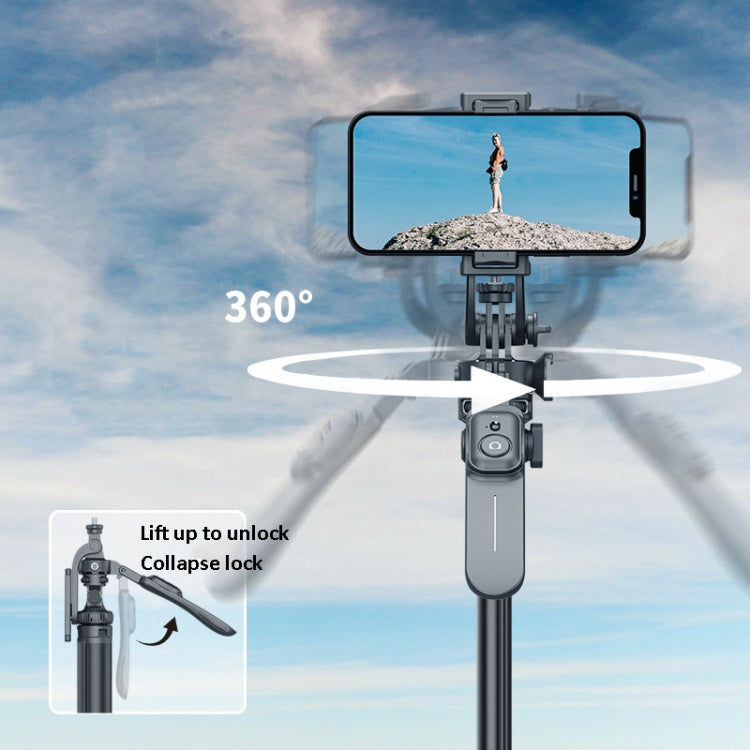 2m Metal Tripod Selfie Stick With 4 Expansion Interfaces for Phone Camera