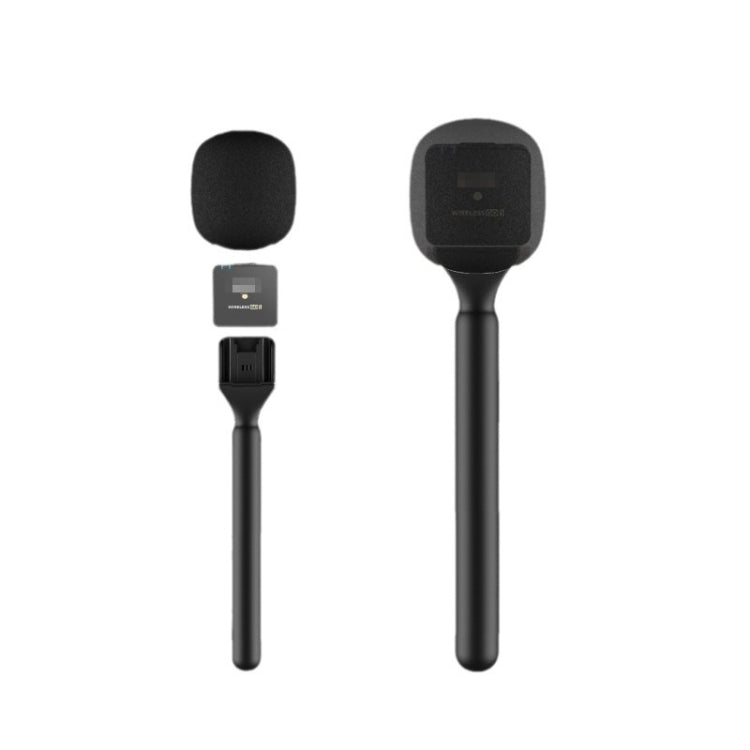 Microphone Interview Handle For DJI Mic / Moma / Rode Wireless Go / Relacart