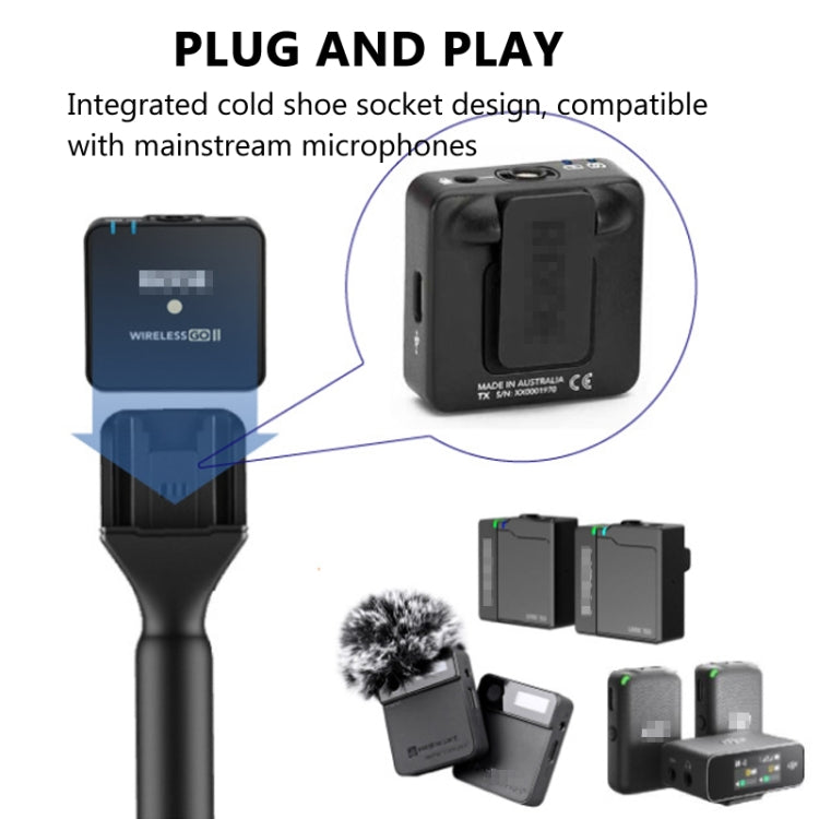 Microphone Interview Handle For DJI Mic / Moma / Rode Wireless Go / Relacart