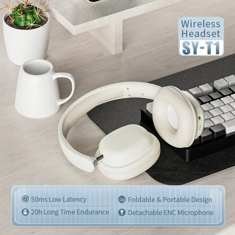 SOYTO SY-T1 Wireless Headset Bluetooth Gaming Headset With Plug Play Microphone