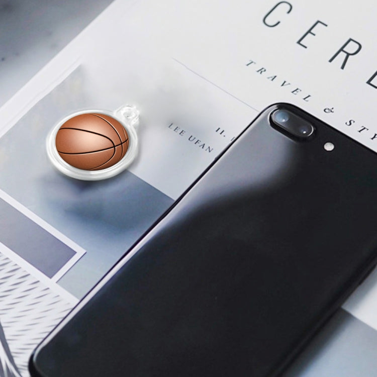 For Airtag Transparent TPU Painted Pattern Tracker Anti-fall Protective Case