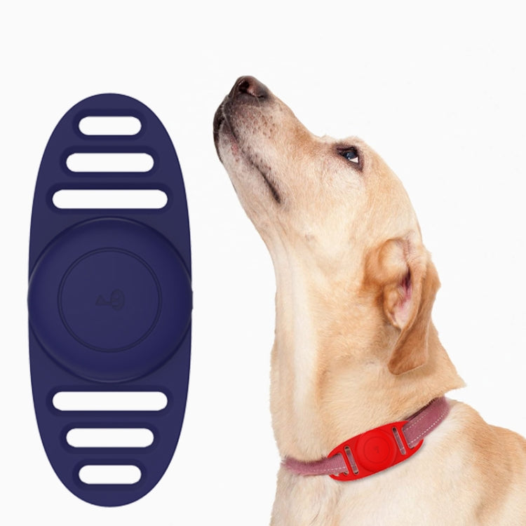 For Airtag Binaural Cover Waterproof Tracker Case Pet Collar Locator Silicone Cover