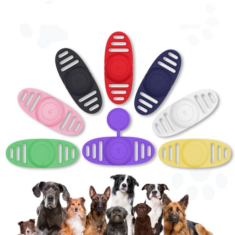 For Airtag Binaural Cover Waterproof Tracker Case Pet Collar Locator Silicone Cover