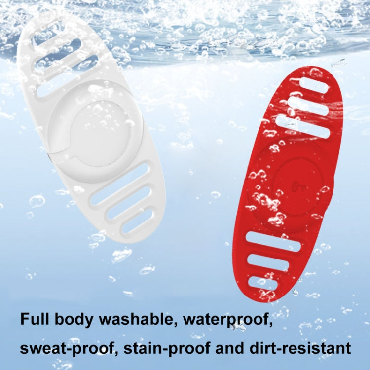 For Airtag Binaural Cover Waterproof Tracker Case Pet Collar Locator Silicone Cover