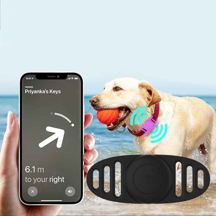 For Airtag Binaural Cover Waterproof Tracker Case Pet Collar Locator Silicone Cover