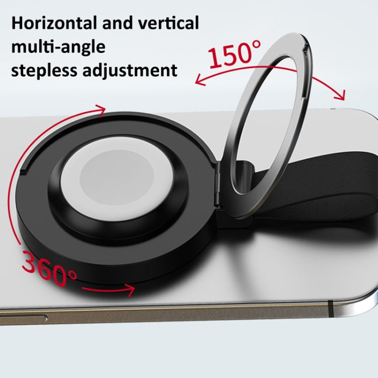 3 In 1 Magnetic Wireless Charger Mobile Phone Ring Holder