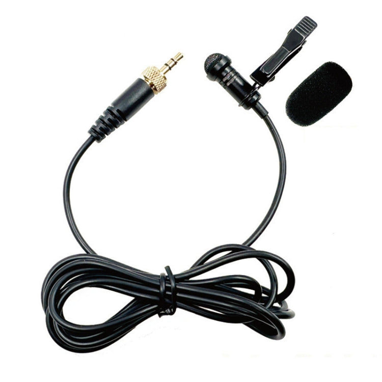 3.5mm Straight Internal Thread Plug Wireless Transmitting Lavalier Microphone
