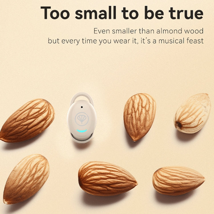 YX12 Single Ear Invisible Bluetooth Earphone Mini Sleep Stereo Wireless Earphones