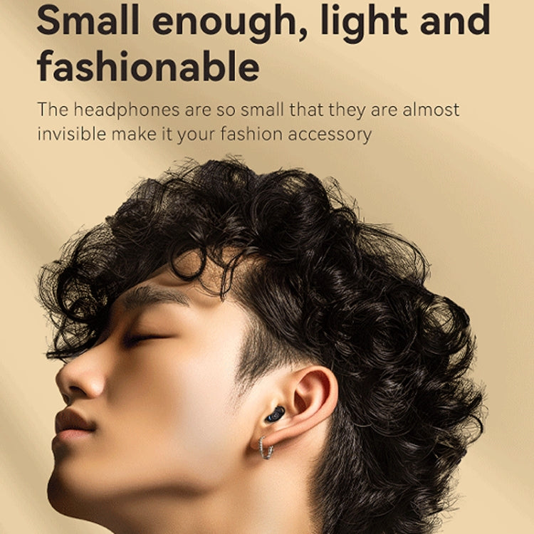 YX12 Single Ear Invisible Bluetooth Earphone Mini Sleep Stereo Wireless Earphones