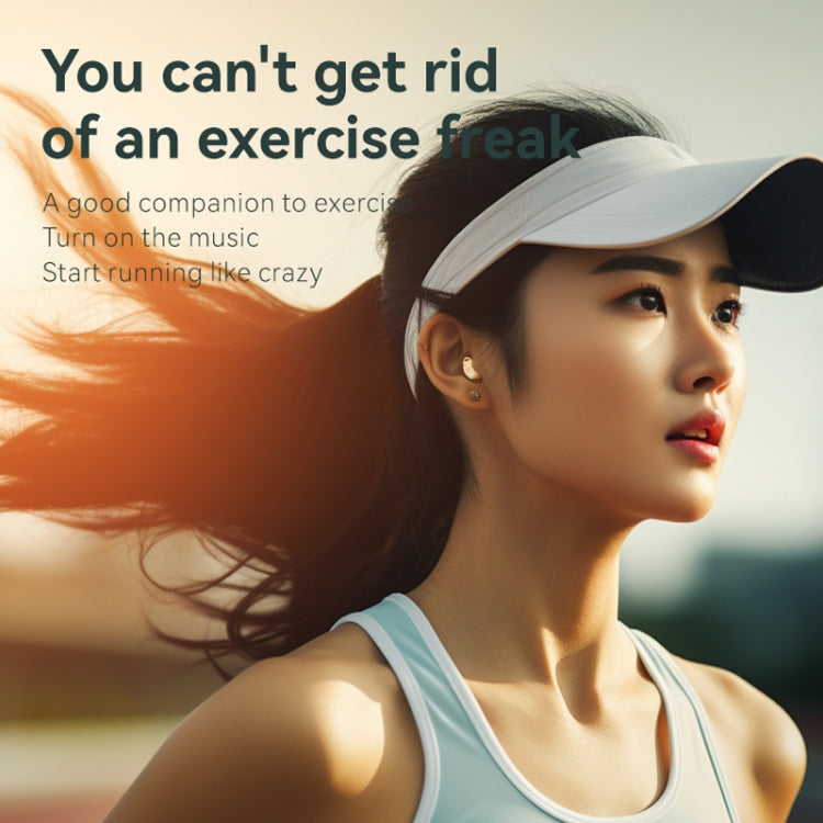 YX12 Single Ear Invisible Bluetooth Earphone Mini Sleep Stereo Wireless Earphones