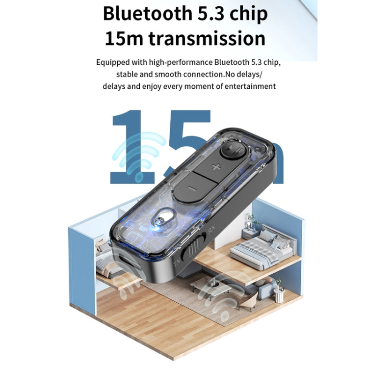 2 In 1 AUX Bluetooth 5.3 Receiver Transmitter USB Audio Adapter