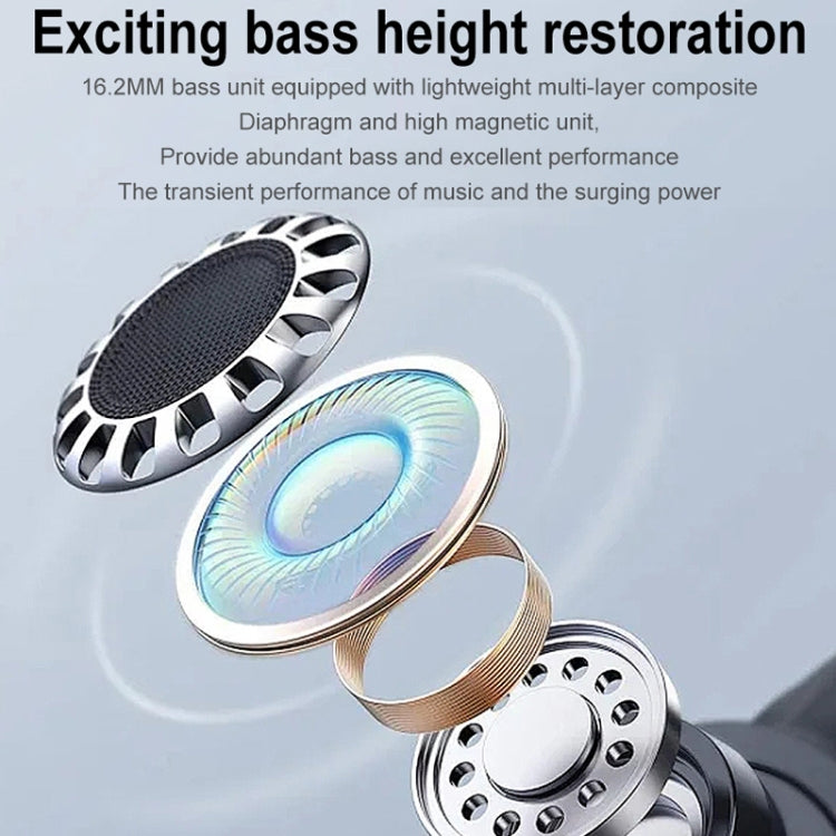 Hanger Type Stereo Outside Sound Bluetooth Earphones With Charging Bin