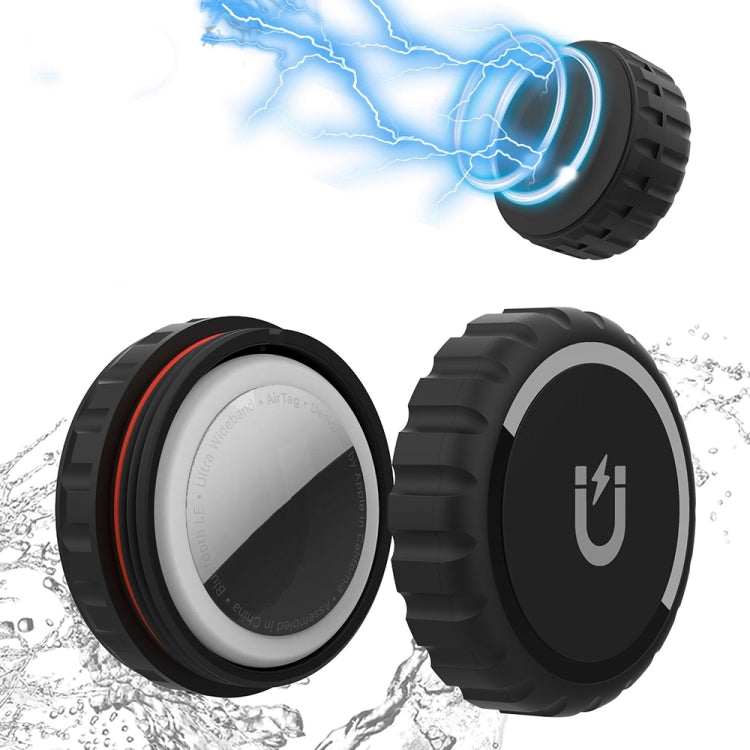 For Airtag PC High-Strength Magnetic Suction Waterproof Protective Cover
