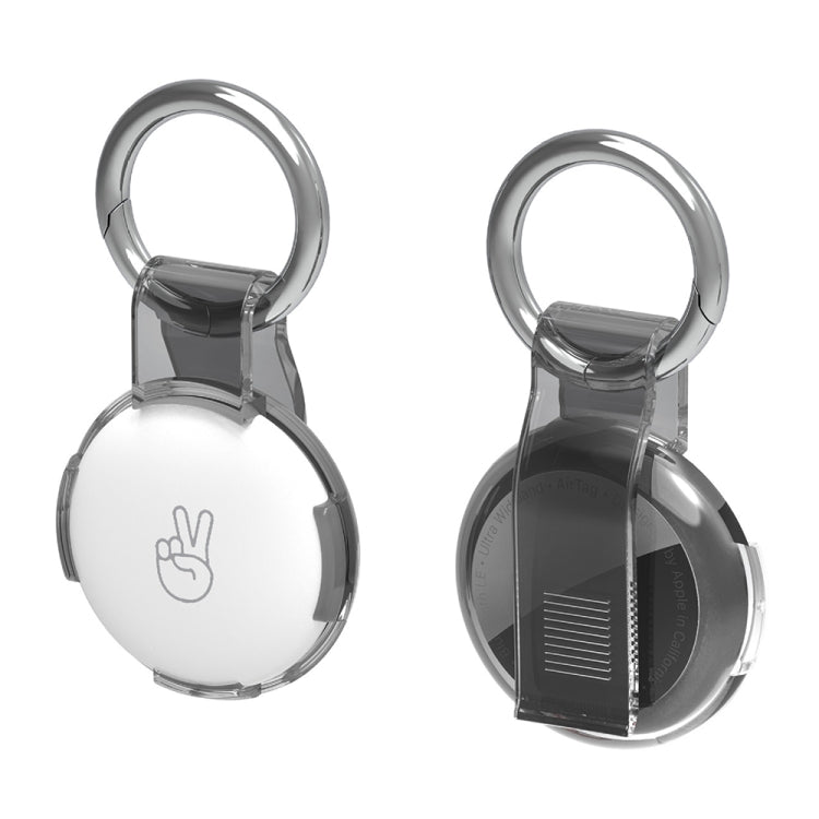 For Airtag Back Clip Keychain Locator Protective Case Anti-lost Device Cover