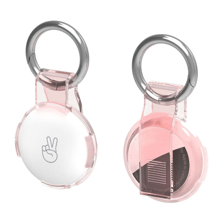 For Airtag Back Clip Keychain Locator Protective Case Anti-lost Device Cover