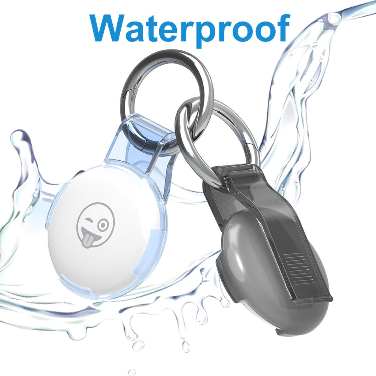For Airtag Back Clip Keychain Locator Protective Case Anti-lost Device Cover