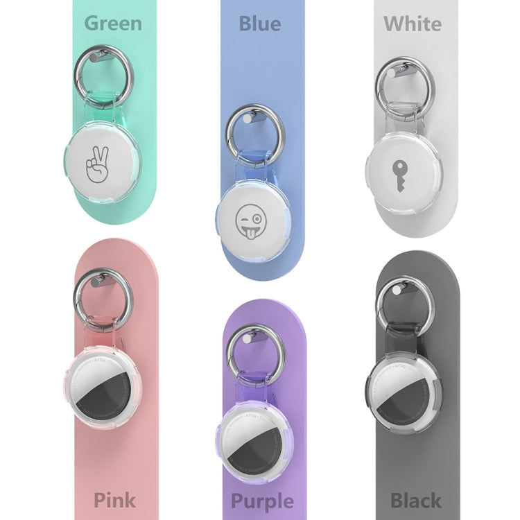 For Airtag Back Clip Keychain Locator Protective Case Anti-lost Device Cover