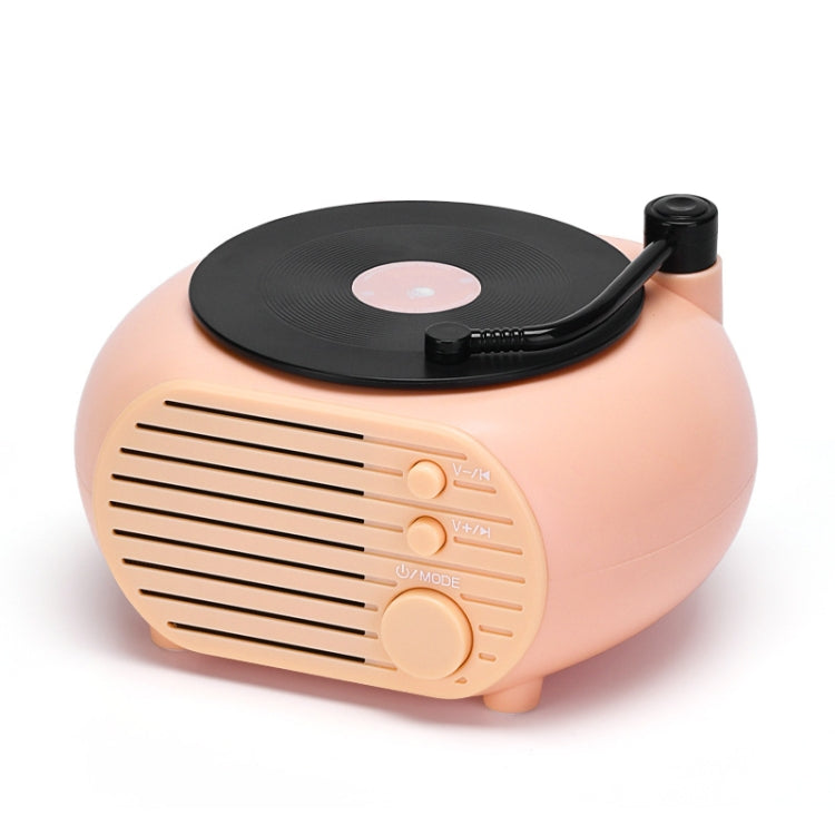 Retro Mini Record Player Wireless Bluetooth Speaker Multifunctional Card Desktop Speaker