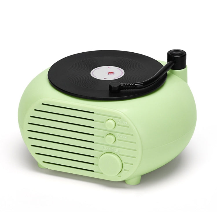 Retro Mini Record Player Wireless Bluetooth Speaker Multifunctional Card Desktop Speaker