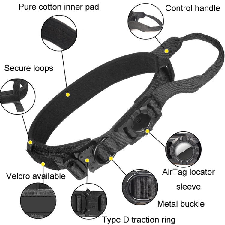 For AirTag Locator Nylon Adjustable Anti-Breakaway Collar
