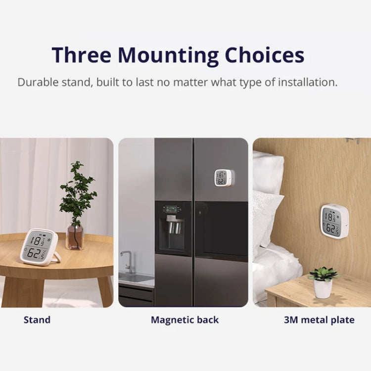 SONOFF SNZB-02D 2.5 inch LCD Smart Sensor Real-Time Monitoring Linkage