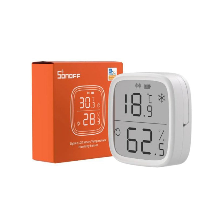 SONOFF SNZB-02D 2.5 inch LCD Smart Sensor Real-Time Monitoring Linkage