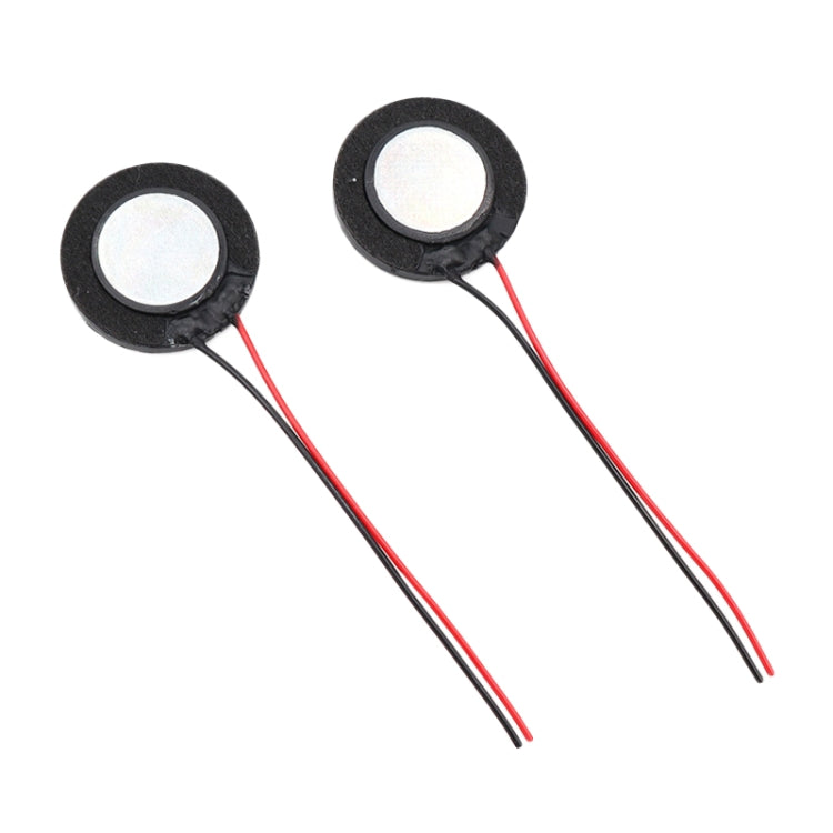 2PCS 20mm 8Ohm 0.5W/1W For Medical Toys Security Plastic Speaker Internal Magnetic Welding Wire Voice Speaker