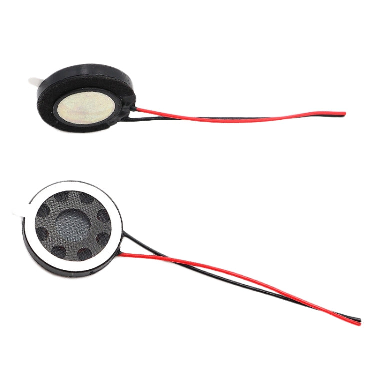2PCS 20mm 8Ohm 0.5W/1W For Medical Toys Security Plastic Speaker Internal Magnetic Welding Wire Voice Speaker