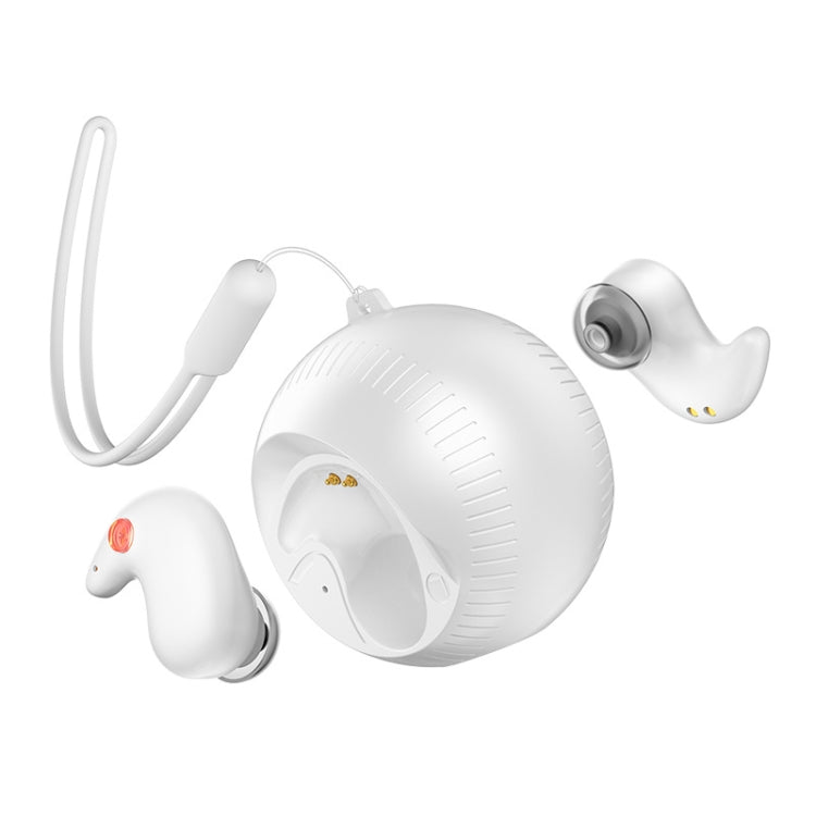 In-Ear Small Coconut Ball Stereo Bluetooth Earphones With Charging Compartment
