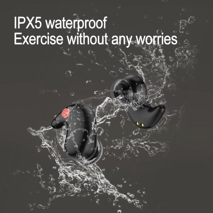 In-Ear Small Coconut Ball Stereo Bluetooth Earphones With Charging Compartment