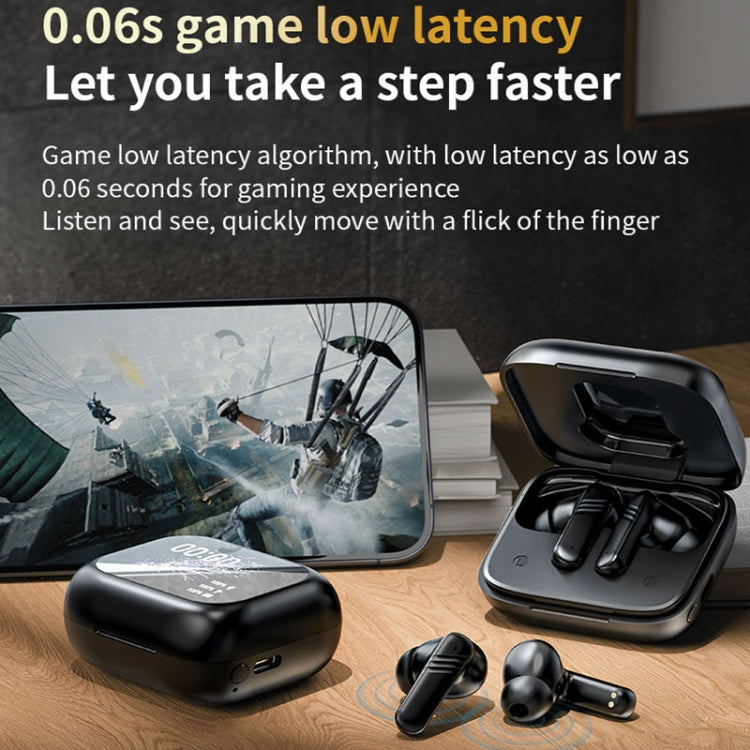 LX-10 Full-Color Touch Screen ANC+ENC Dual Noise Reduction In-Ear Wireless Bluetooth Earphone