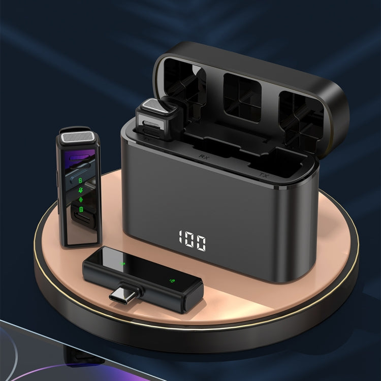 J88 Mini Intelligent Noise Reduction Wireless Collar Microphone