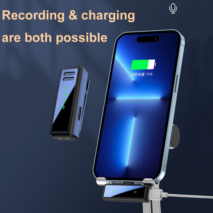 J88 Mini Intelligent Noise Reduction Wireless Collar Microphone