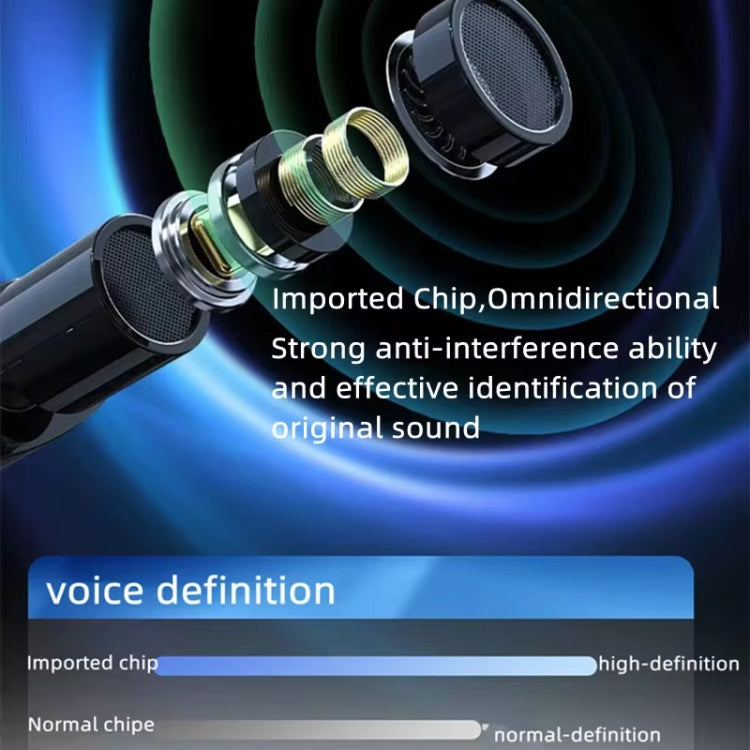 3.5mm Receiver Wireless Lavalier Microphone 9-inch Fill Light Tripod Set for Live Photography