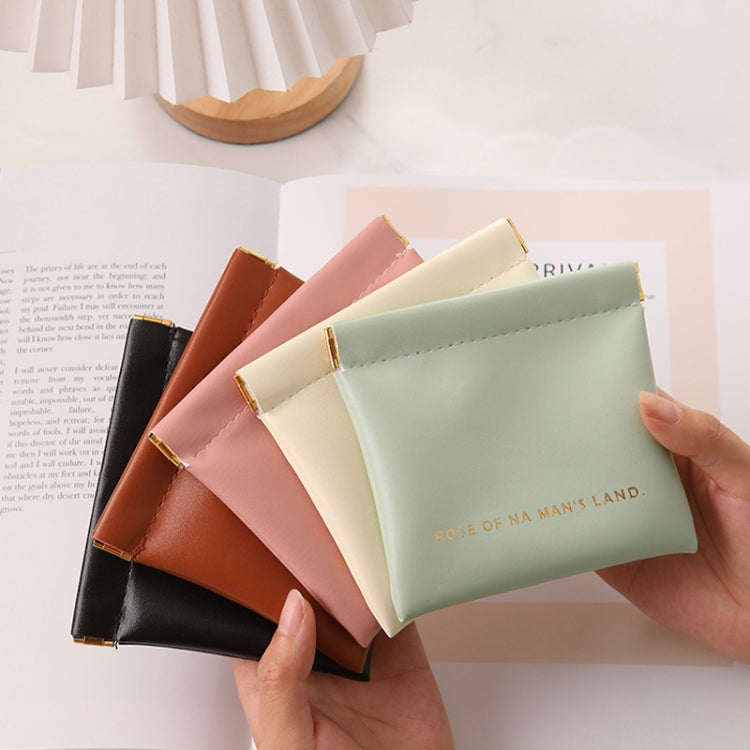 2pcs /Set PU Data Cable Earphone Storage Bag Mini Portable Lipstick Pouch Coin Purse