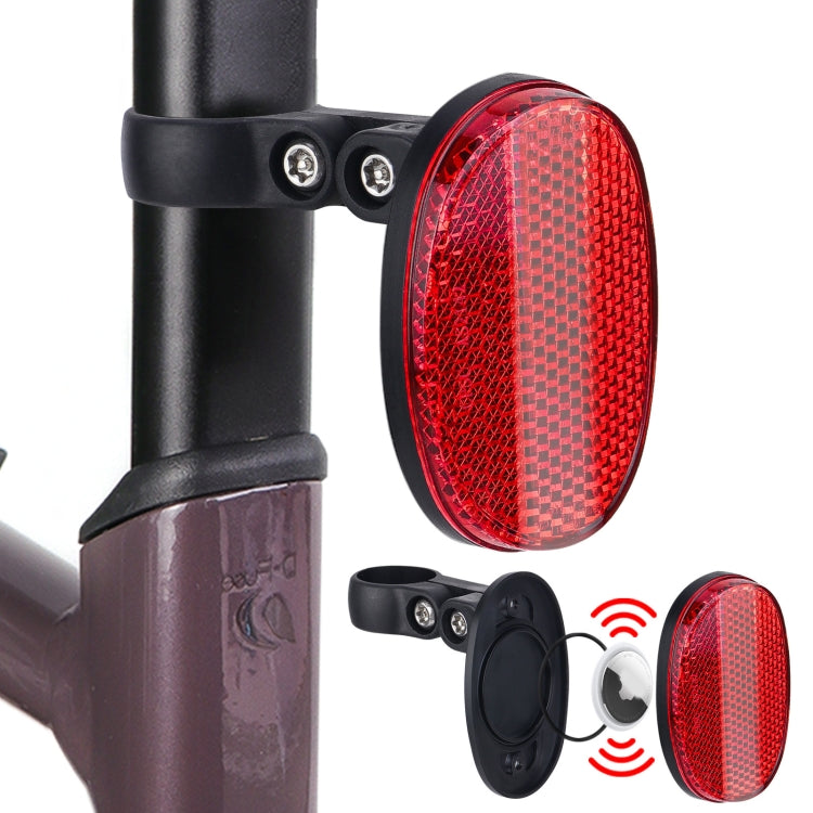 For AirTag Tracker Bicycle Anti-theft Taillight Road Bike Seat Tube Reflective Hidden Mount